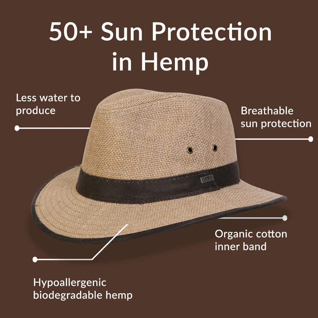 Black Creek Safari Hemp Hat - Image 4