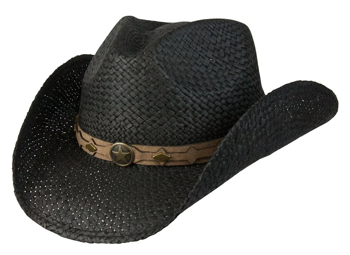 Country Western Raffia Shapeable Hat - Image 3