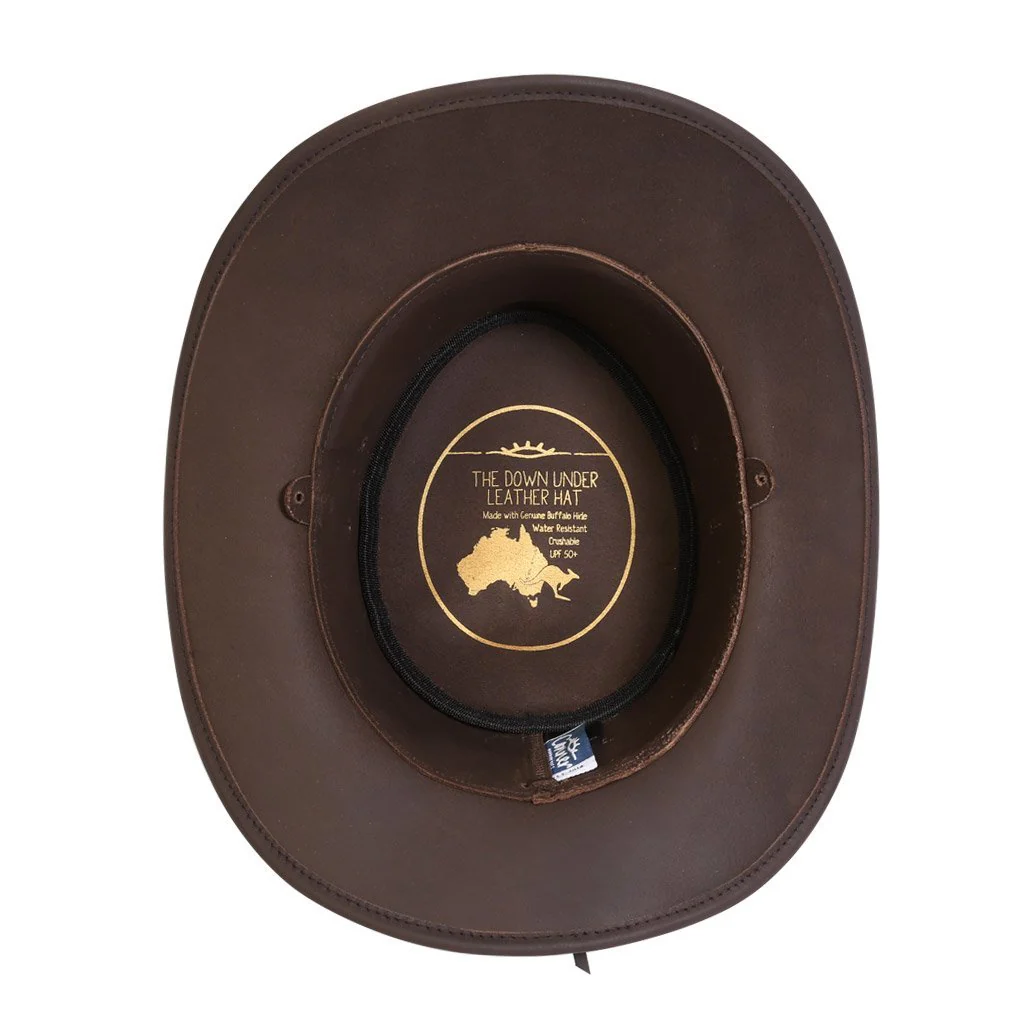 Down Under Leather Hat - Image 3