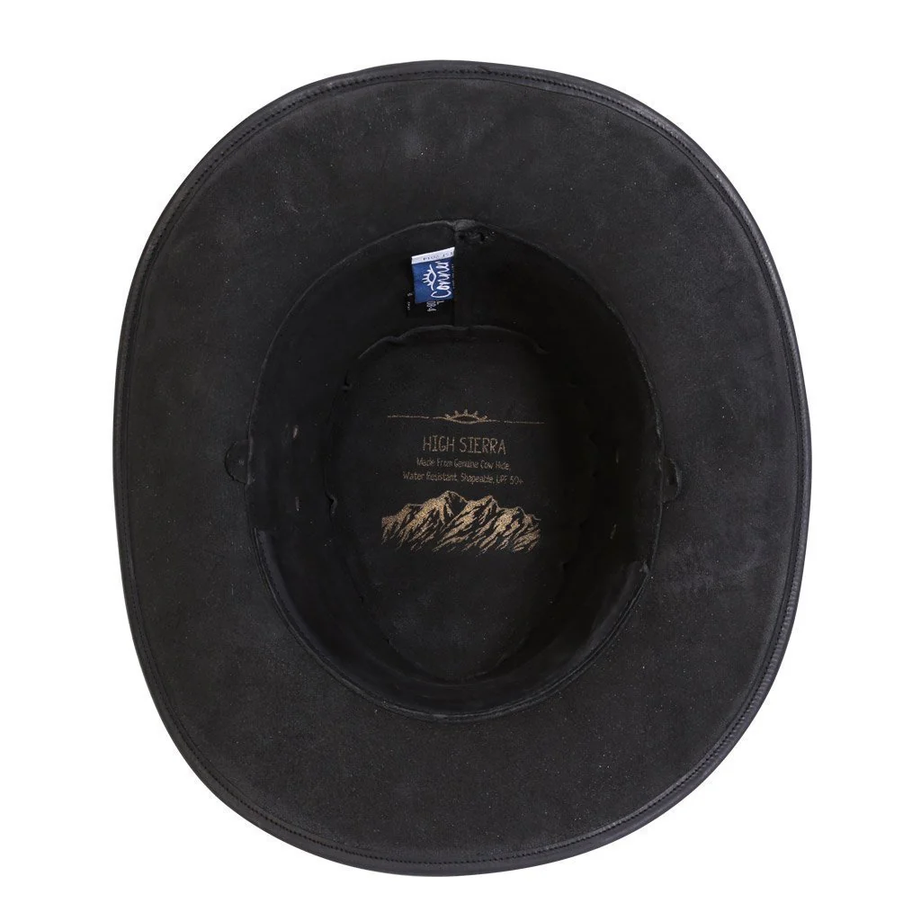 High Sierra Shapeable Leather Hat - Image 3
