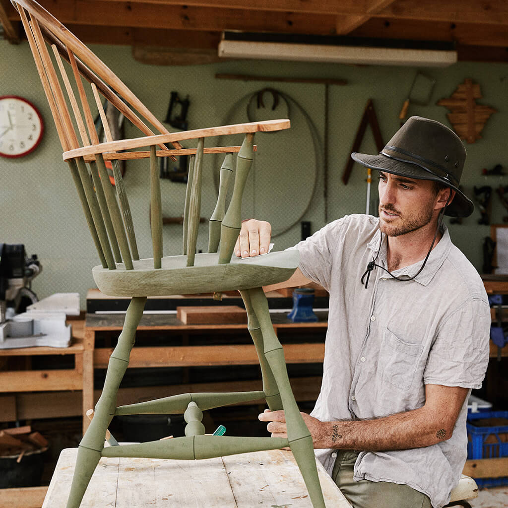 Mountain Trail Waxed Cotton Hat - Image 4