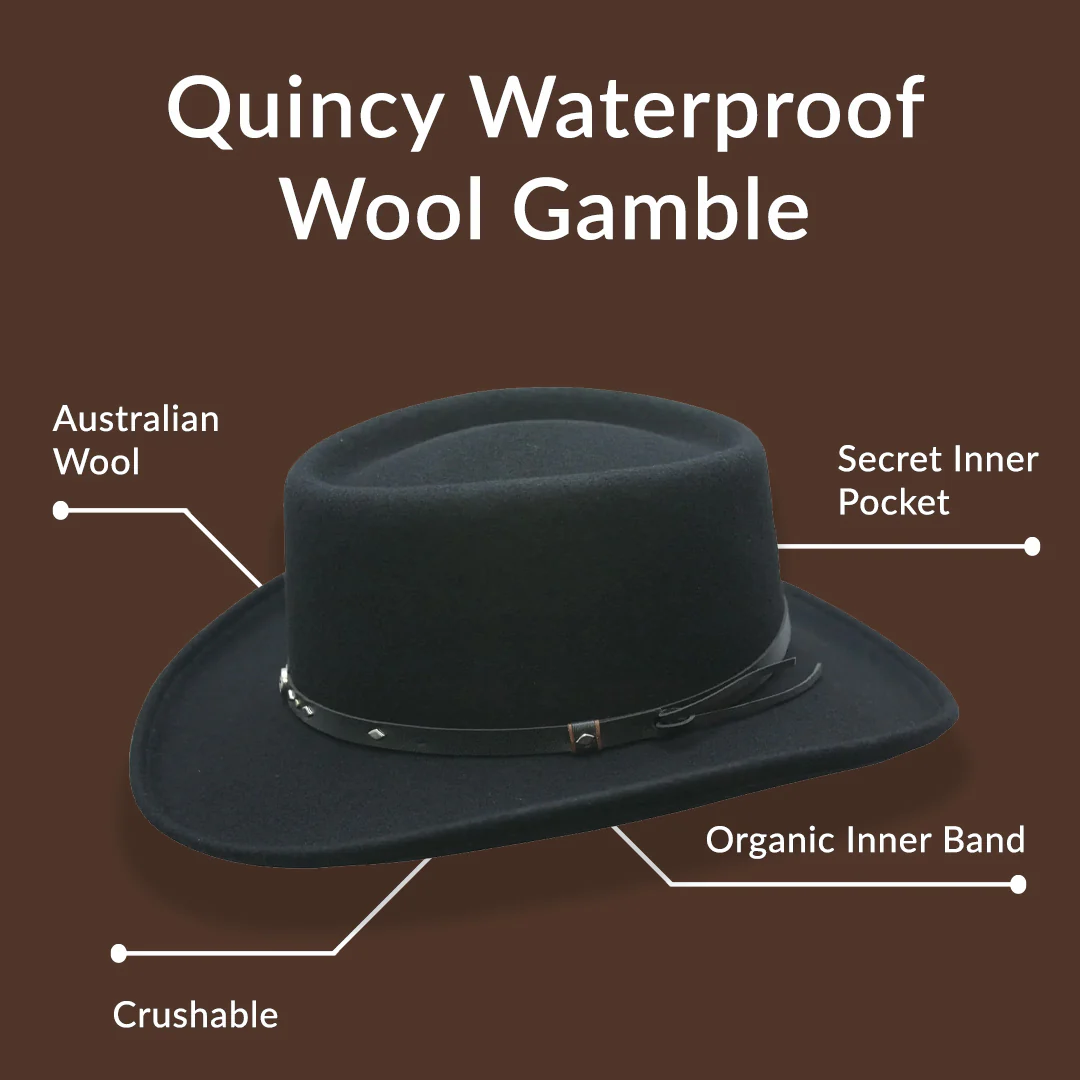 Quincy Waterproof Wool Gambler - Image 5