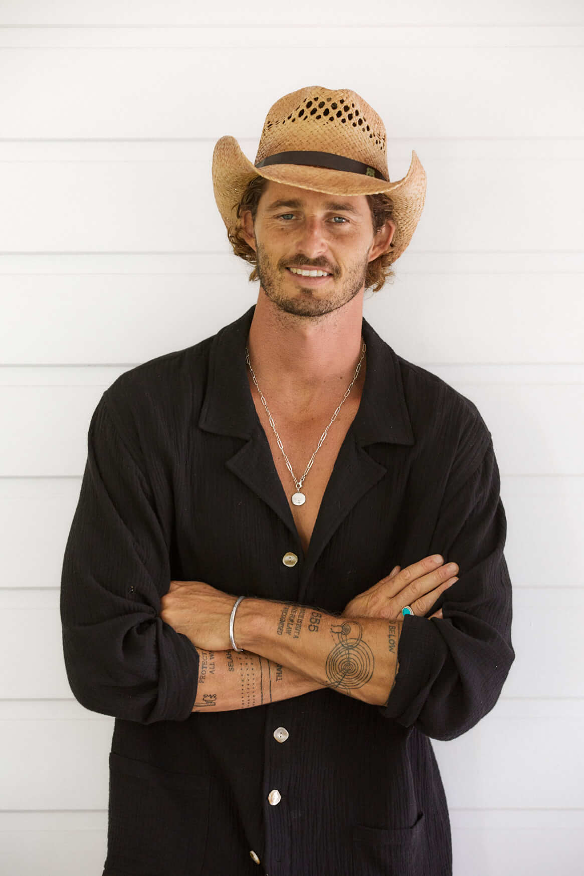Rt 66 Cowboy Raffia Hat - Image 3