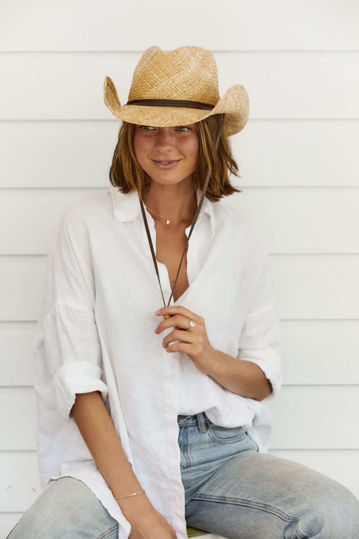The Original Western Raffia Shapeable Hat - Image 4