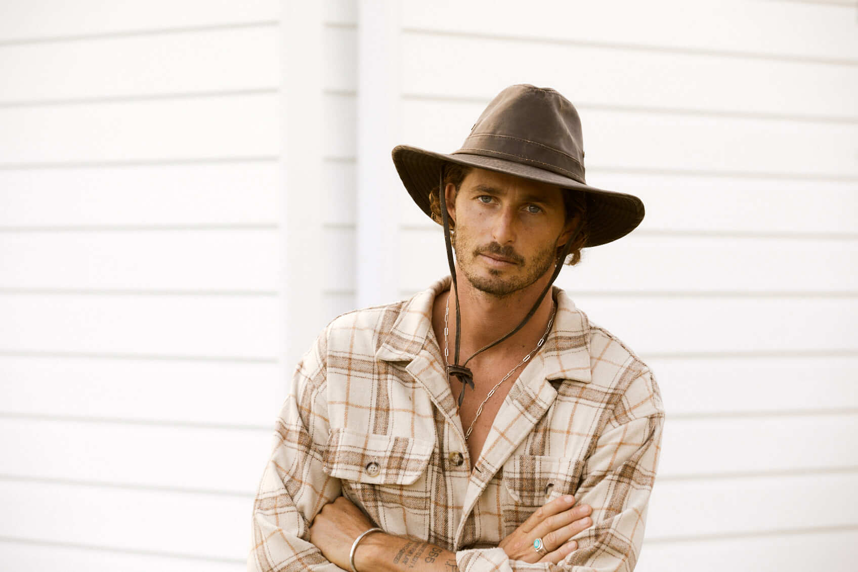 Tracker Water Resistant Cotton Outback Hat - Image 3