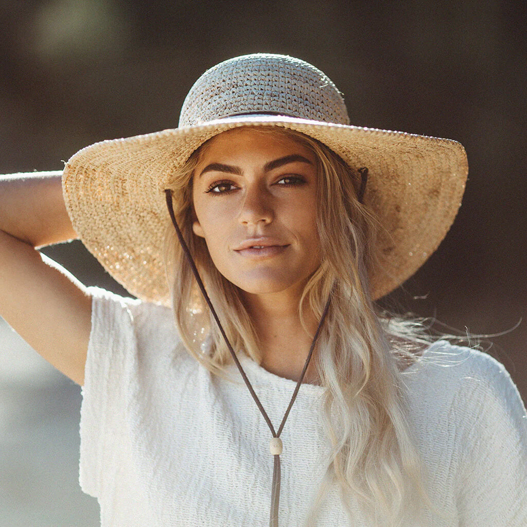 Tuscany Wide Brim Straw Hat - Image 3
